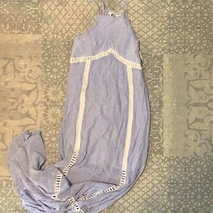 Light blue maxi dress